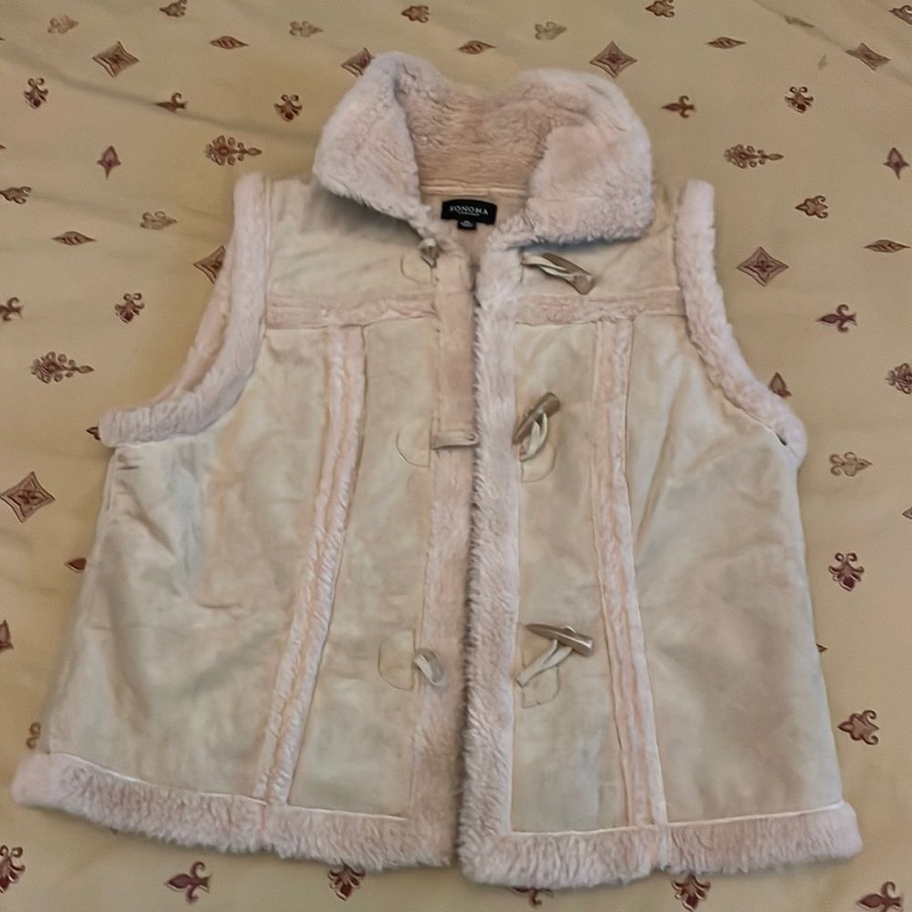 SONOMA Cream Vest - Picture 1 of 5